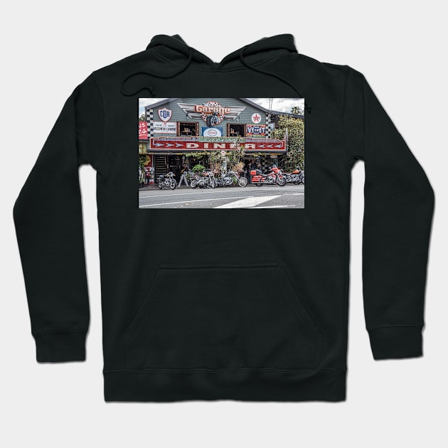 Palmwoods cafe and Hotel Hoodie by Bevlyn